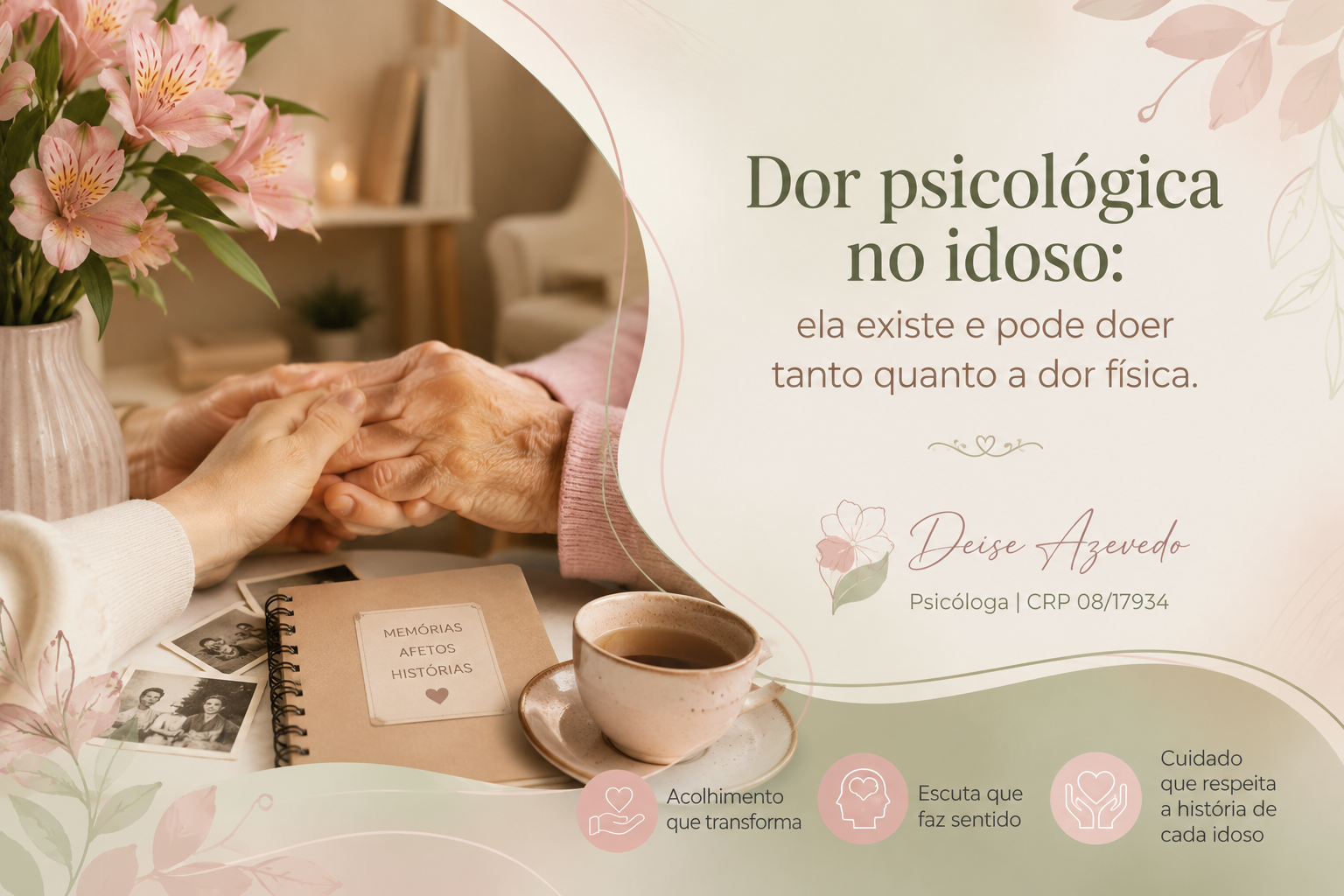 Dor Psicológica no Idoso: Ela Existe e Pode Doer Tanto Quanto a Dor Física